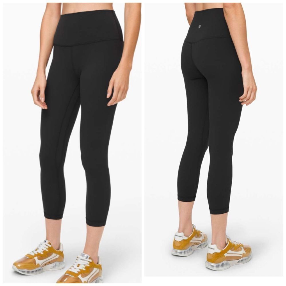 Lululemon Align Crop 23" women’s size 6 NWT Black 🖤 leggings - Picture 2 of 6